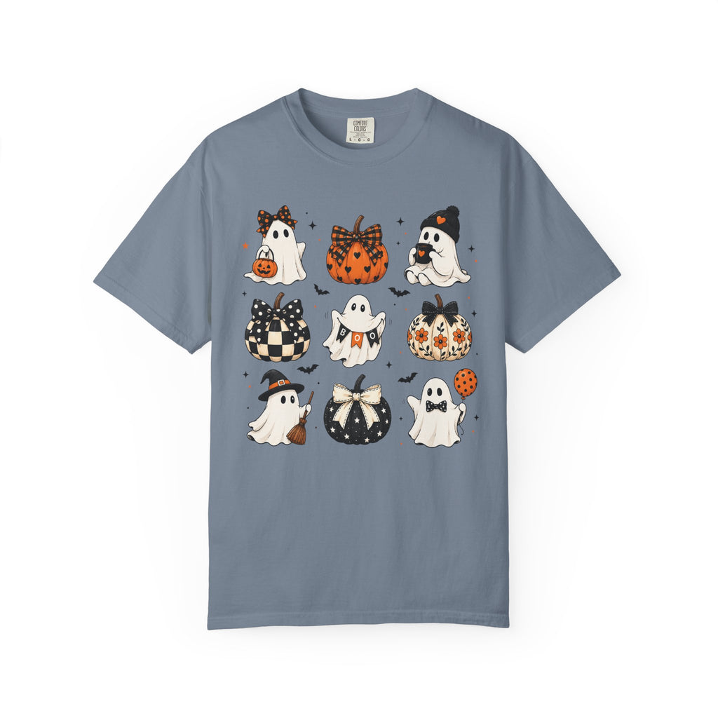 Halloween Ghosts T-Shirt — Cute Ghost Pumpkin Pattern Tee