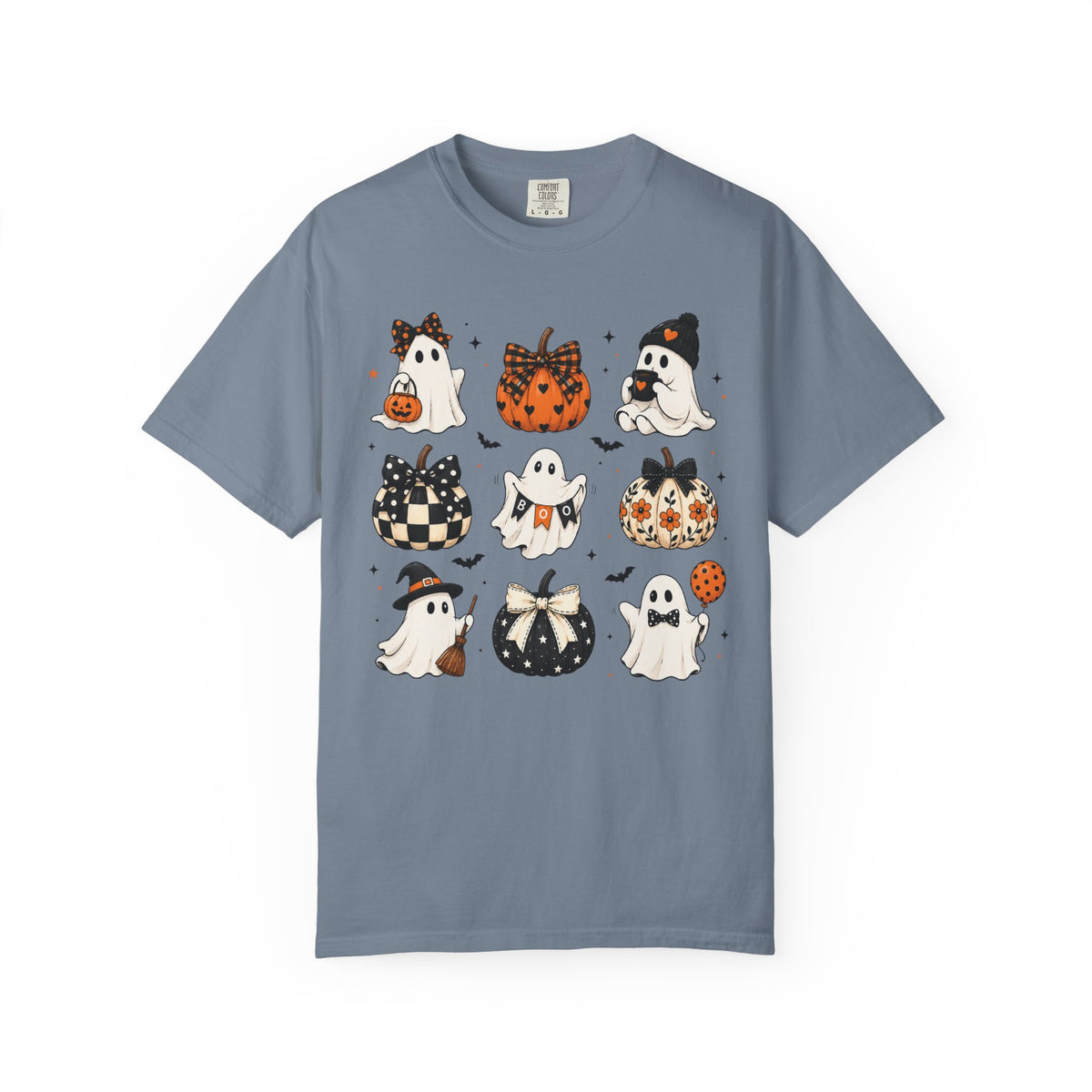 Halloween Ghosts T-Shirt — Cute Ghost Pumpkin Pattern Tee