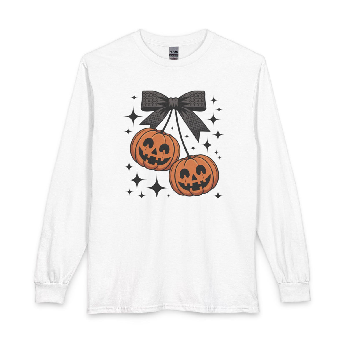 Halloween Jack-O’-Lantern Cherry Long Sleeve Tee