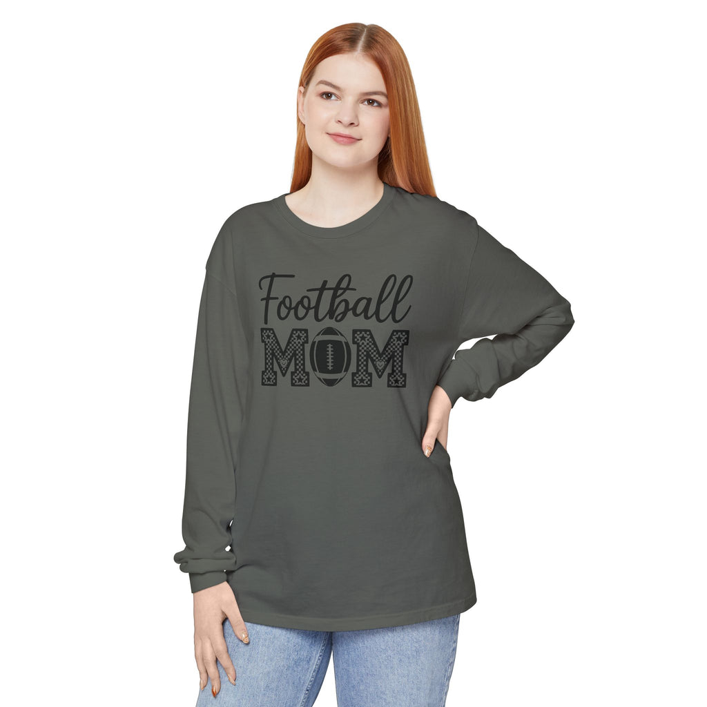 Football MOM Long Sleeve Shirt — Mom Football Fan Tee