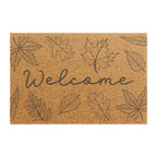 Welcome Fall Doormat — Autumn Leaf Welcome Coir Mat