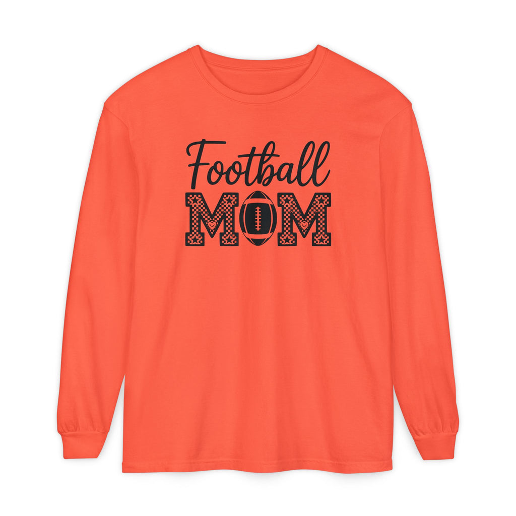 Football MOM Long Sleeve Shirt — Mom Football Fan Tee