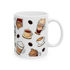 Mug — "Fueled by Coffee and Sarcasm" Ceramic Coffee Mug (11oz/15oz)