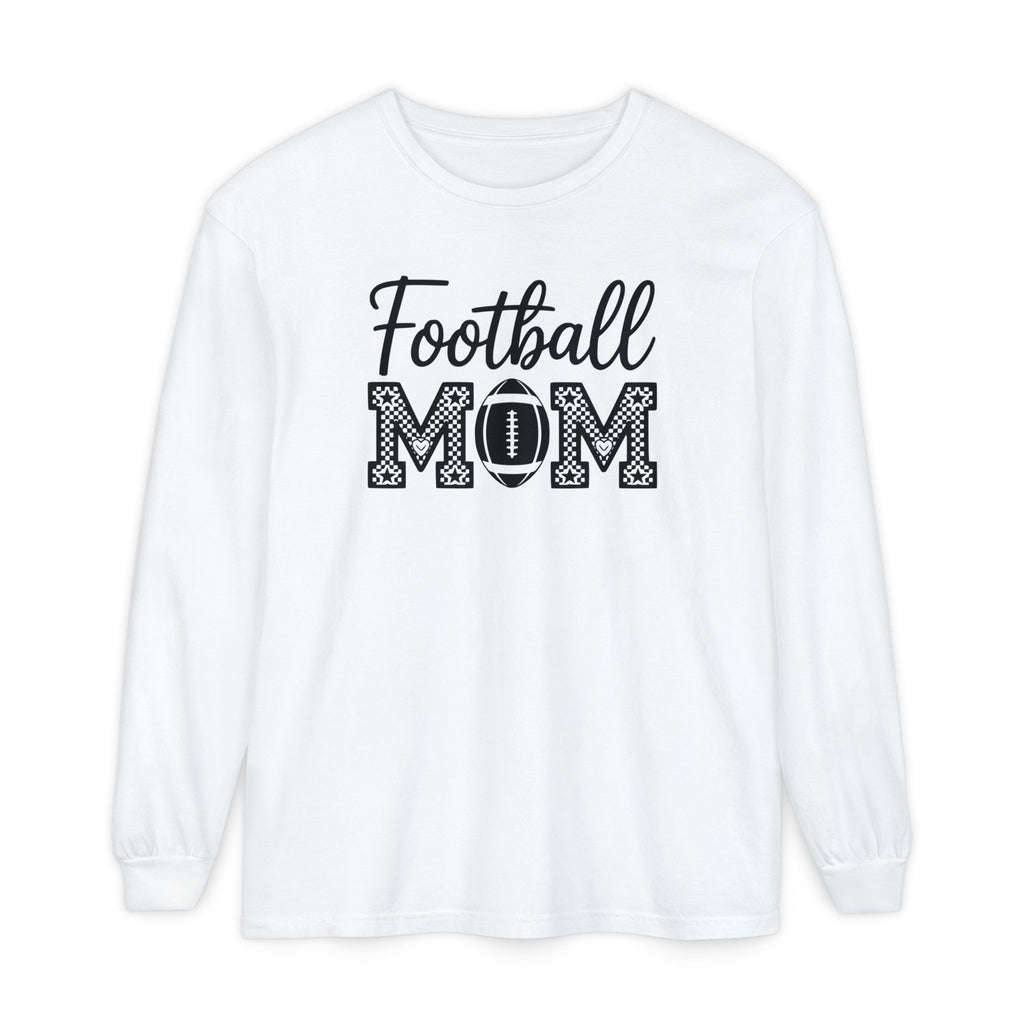 Football MOM Long Sleeve Shirt — Mom Football Fan Tee