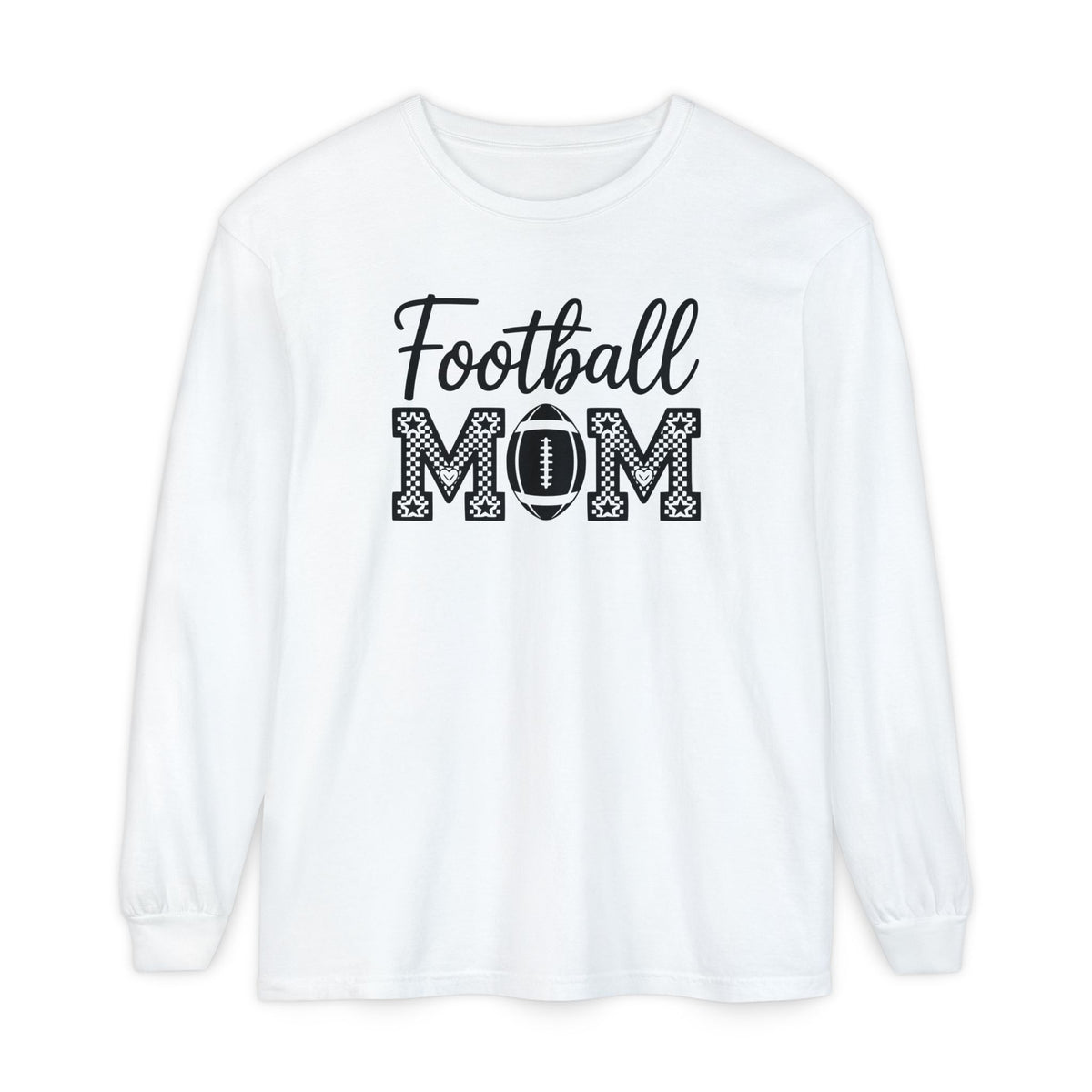 Football MOM Long Sleeve Shirt — Mom Football Fan Tee