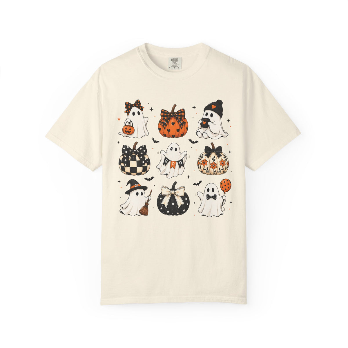 Halloween Ghosts T-Shirt — Cute Ghost Pumpkin Pattern Tee
