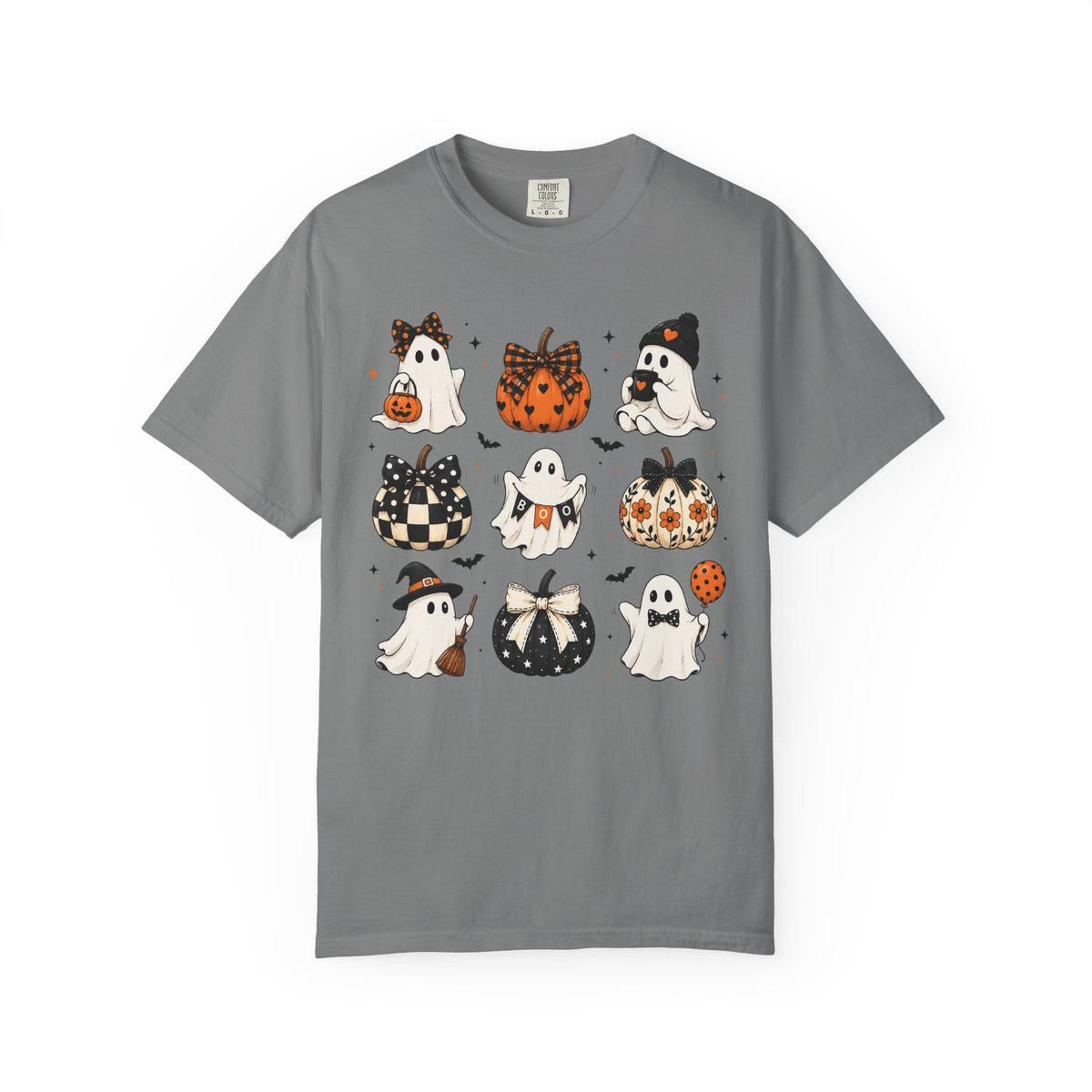 Halloween Ghosts T-Shirt — Cute Ghost Pumpkin Pattern Tee