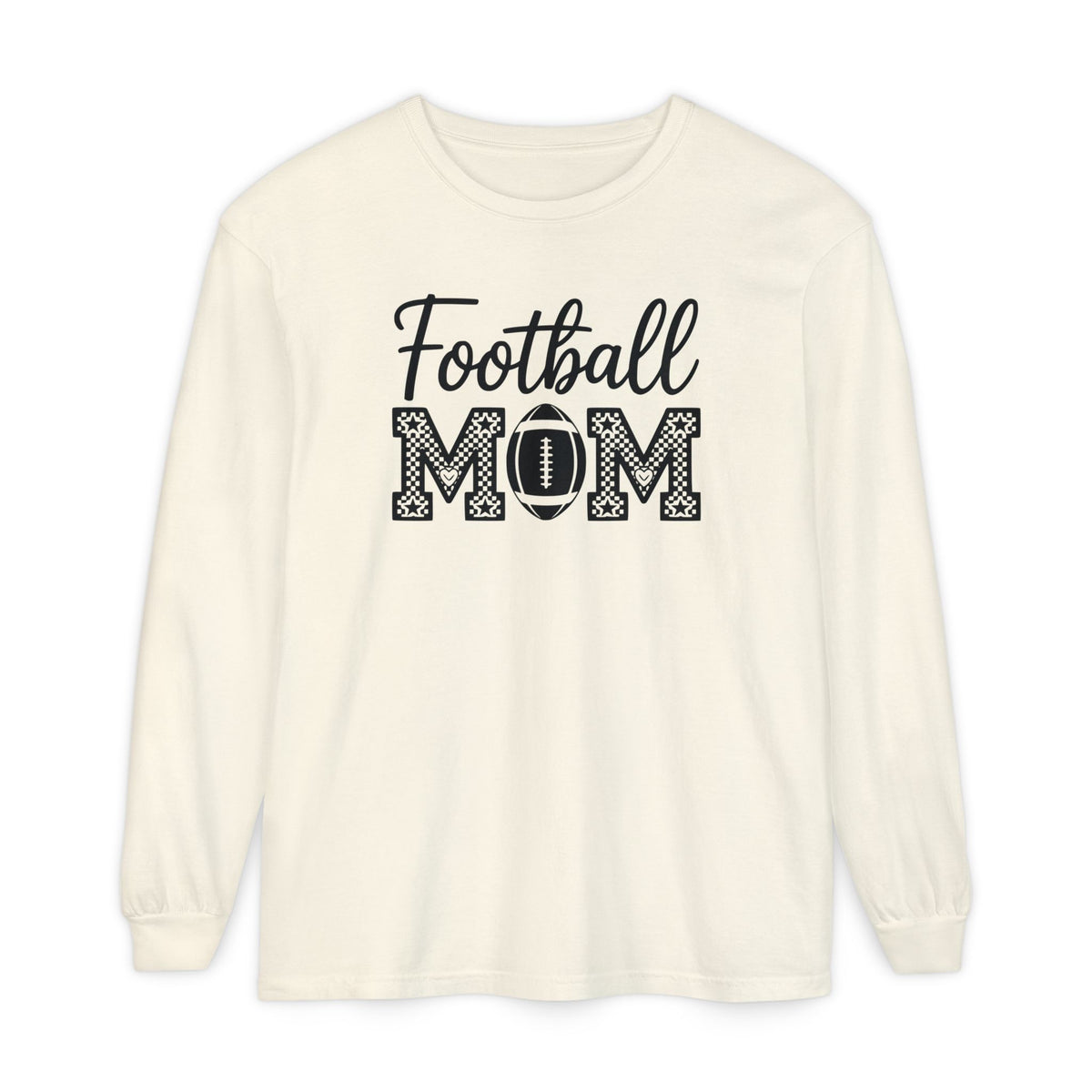 Football MOM Long Sleeve Shirt — Mom Football Fan Tee