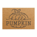Hello Pumpkin Doormat — Fall Welcome Coir Mat