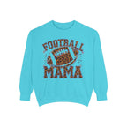 Football Mama Sweatshirt — Leopard Print Football Graphic