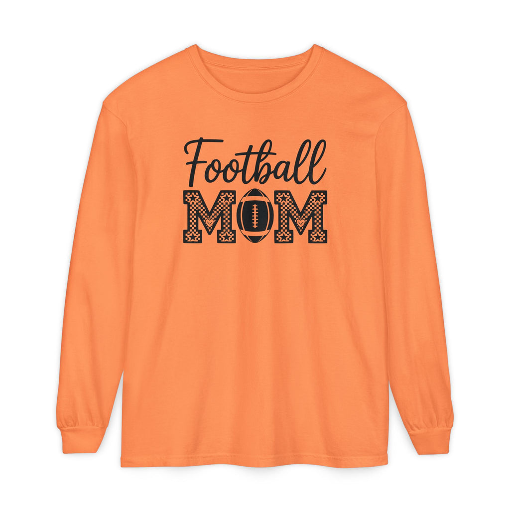 Football MOM Long Sleeve Shirt — Mom Football Fan Tee