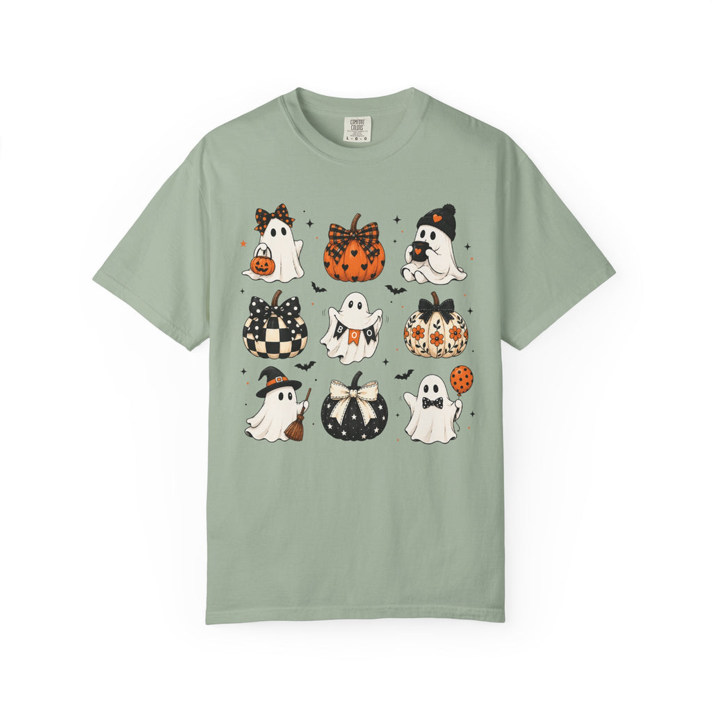 Halloween Ghosts T-Shirt — Cute Ghost Pumpkin Pattern Tee