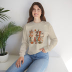 Cozy Season Crewneck Sweatshirt — Fall Pumpkin Autumn Leaves Graphic