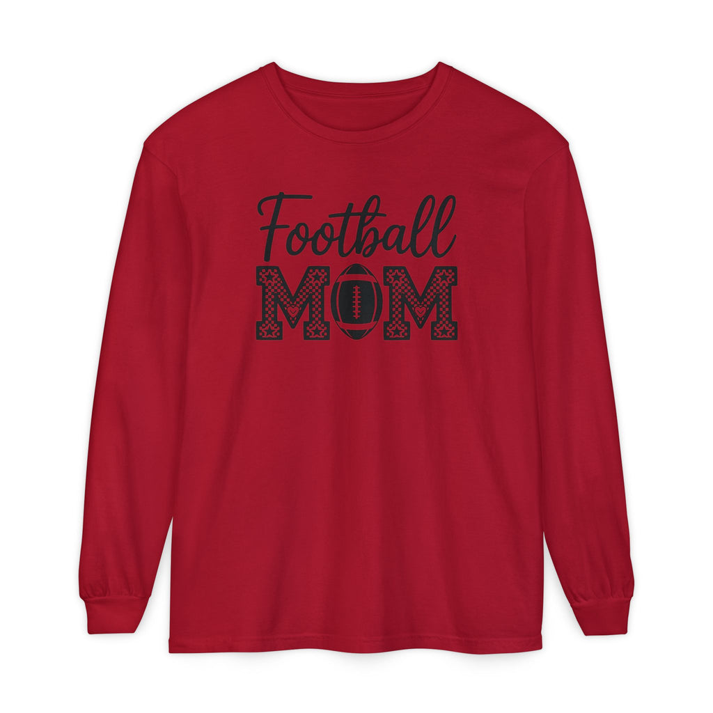 Football MOM Long Sleeve Shirt — Mom Football Fan Tee