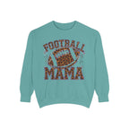 Football Mama Sweatshirt — Leopard Print Football Graphic