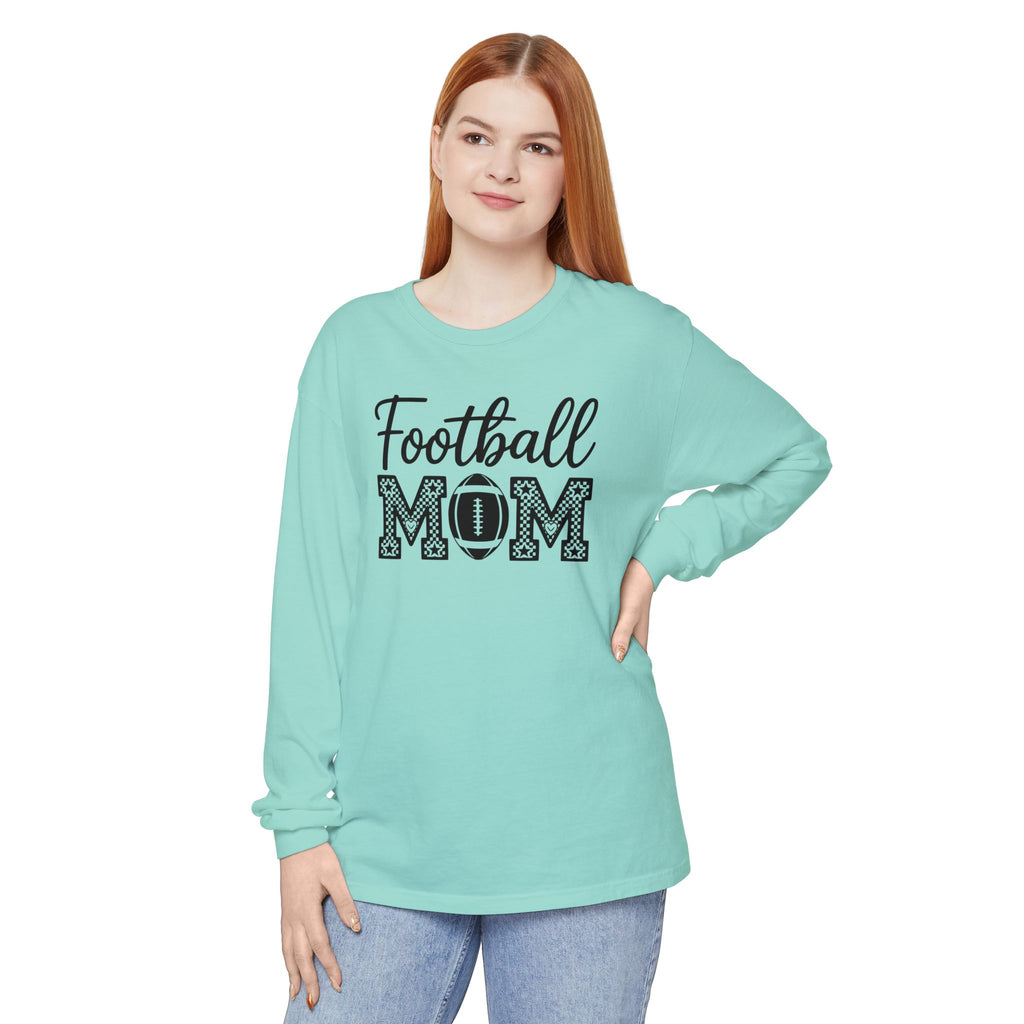 Football MOM Long Sleeve Shirt — Mom Football Fan Tee