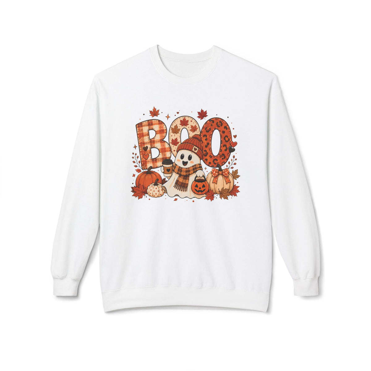 Halloween Ghost 'BOO' Sweatshirt