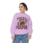 Football Mama Sweatshirt — Leopard Print Football Graphic