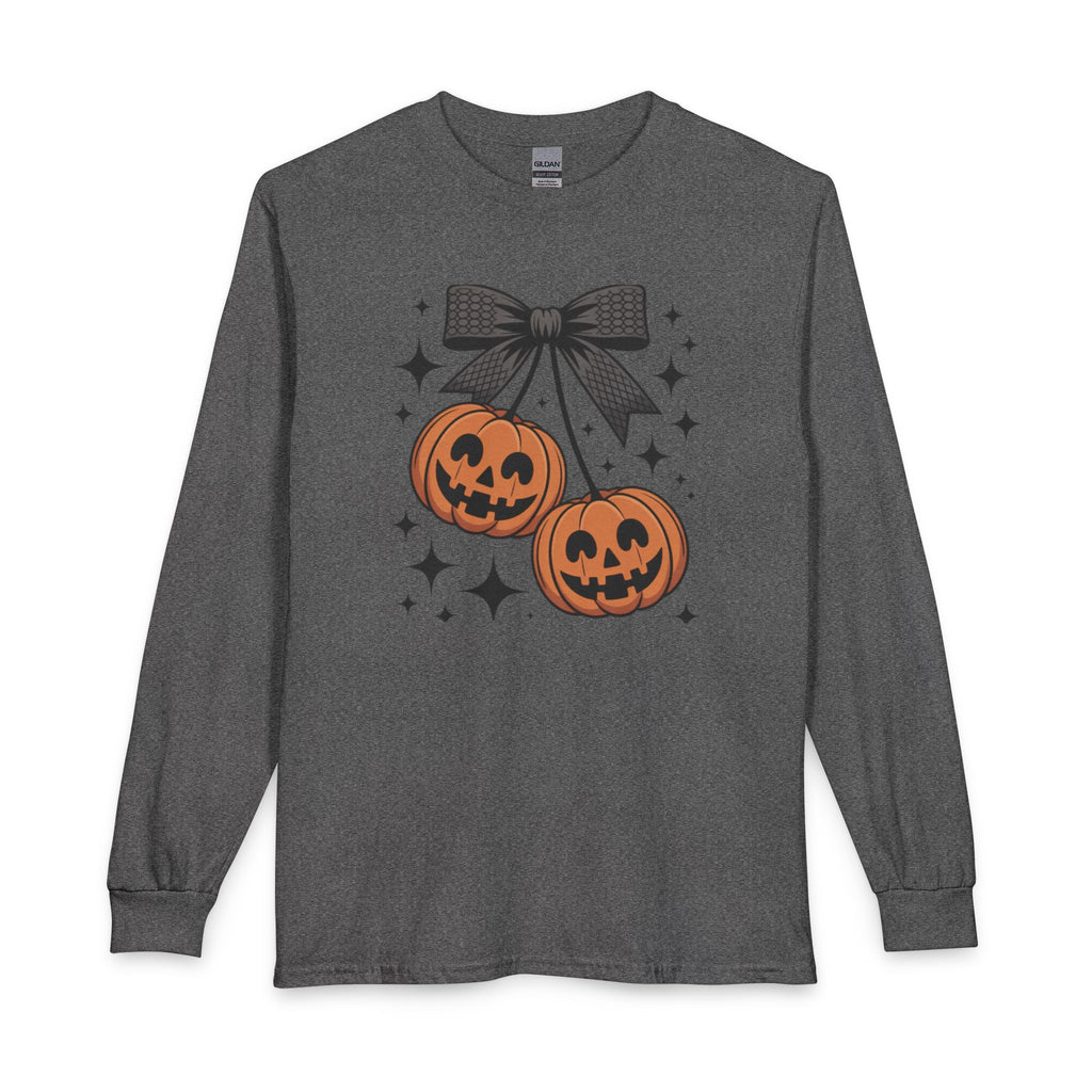 Halloween Jack-O’-Lantern Cherry Long Sleeve Tee