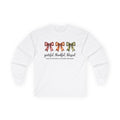 Long Sleeve Tee — Grateful Thankful Blessed with Fall Bows