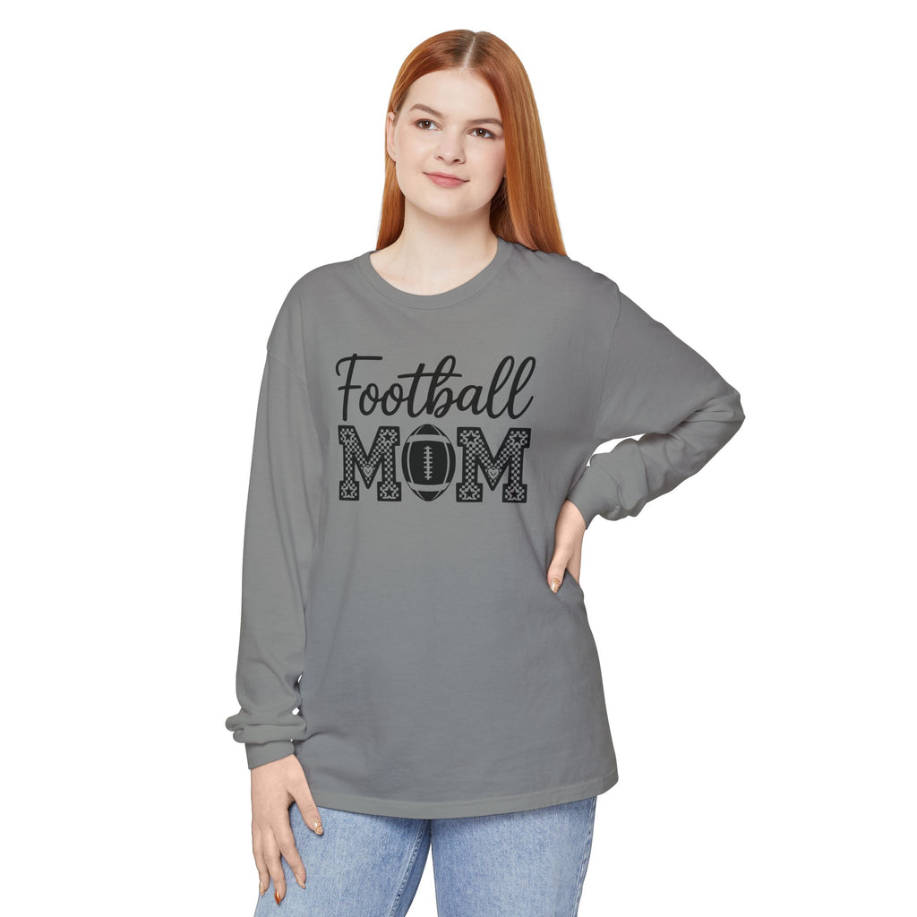 Football MOM Long Sleeve Shirt — Mom Football Fan Tee