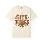 Give Thanks T-Shirt — Autumn Leaf Thanksgiving Tee