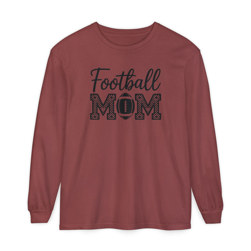 Football MOM Long Sleeve Shirt — Mom Football Fan Tee