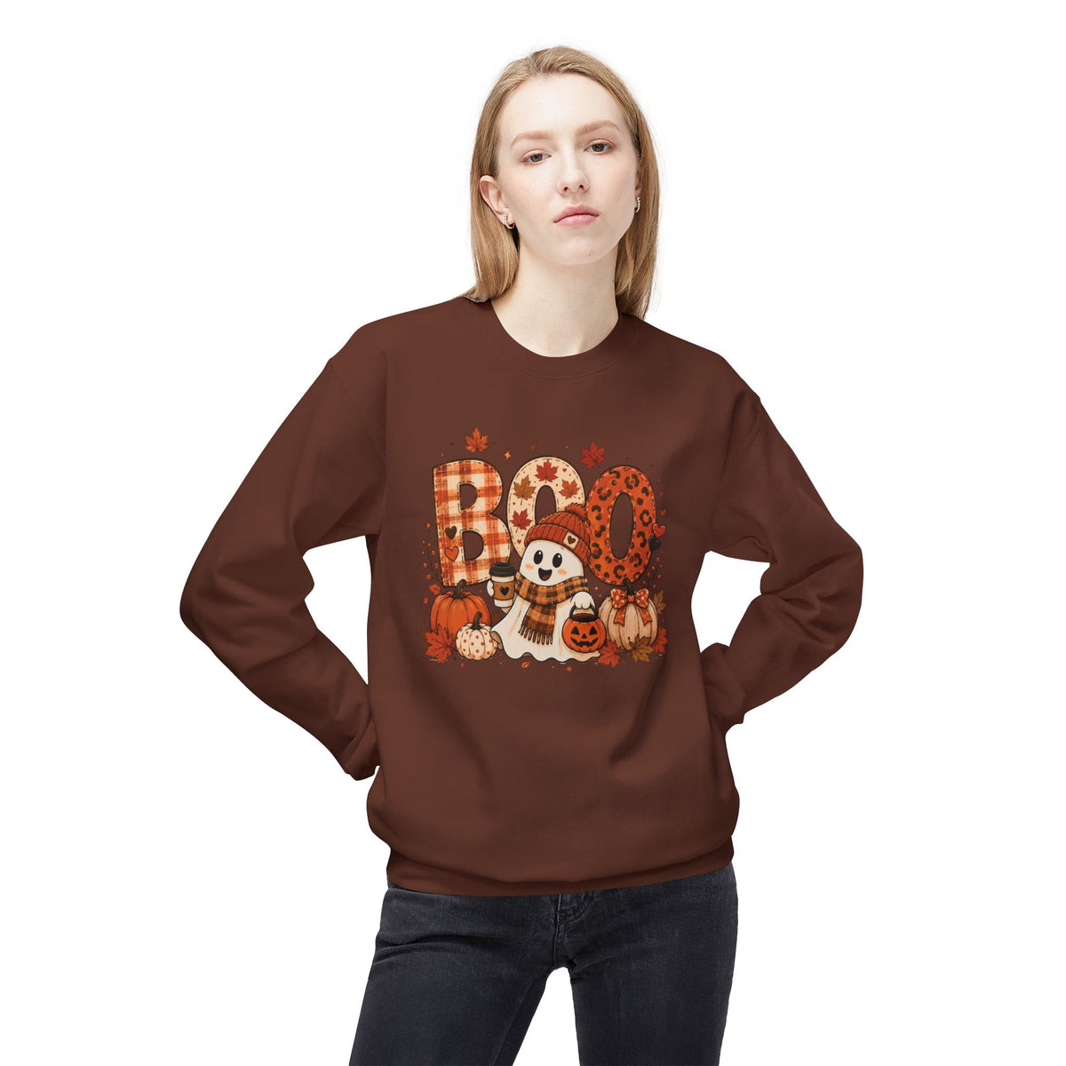 Halloween Ghost 'BOO' Sweatshirt