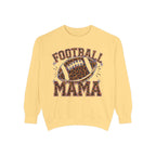 Football Mama Sweatshirt — Leopard Print Football Graphic