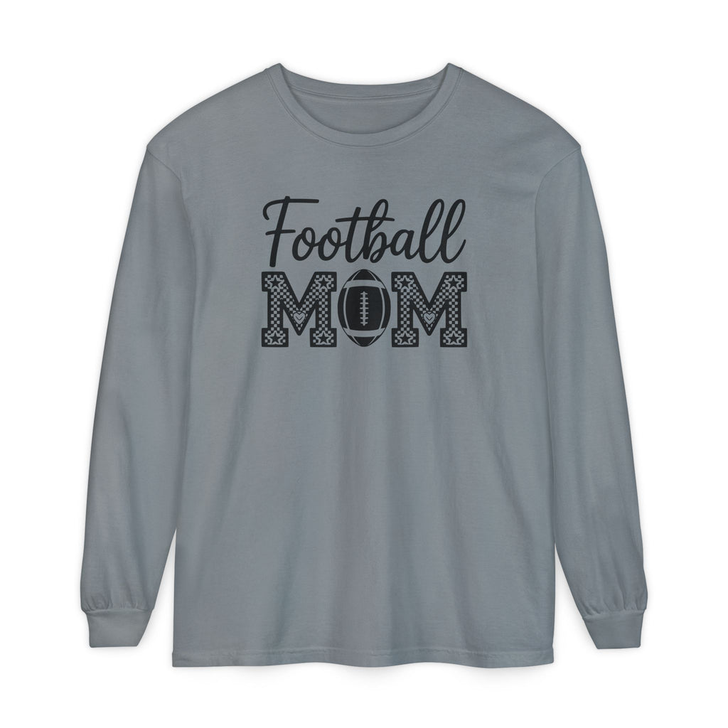 Football MOM Long Sleeve Shirt — Mom Football Fan Tee