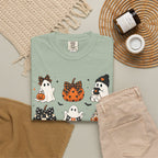 Halloween Ghosts T-Shirt — Cute Ghost Pumpkin Pattern Tee