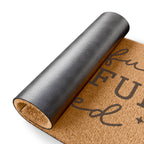 Doormat — Thankful Grateful Blessed Outdoor Coir Welcome Mat