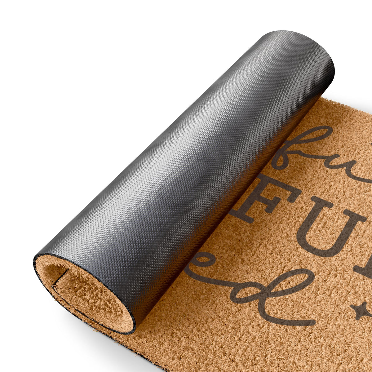 Doormat — Thankful Grateful Blessed Outdoor Coir Welcome Mat