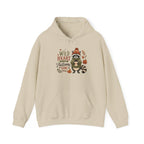 Autumn Raccoon Hoodie - "Wild Heart, Autumn Soul" Cozy Fall Sweatshirt