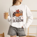 'Tis The Season Sweatshirt — Fall Football Pumpkin Spice Crewneck