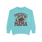Football Mama Sweatshirt — Leopard Print Football Graphic