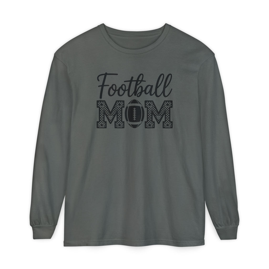 Football MOM Long Sleeve Shirt — Mom Football Fan Tee
