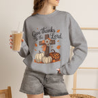 Give Thanks to the Lord Sweatshirt — Faith-Based Thanksgiving Crewneck