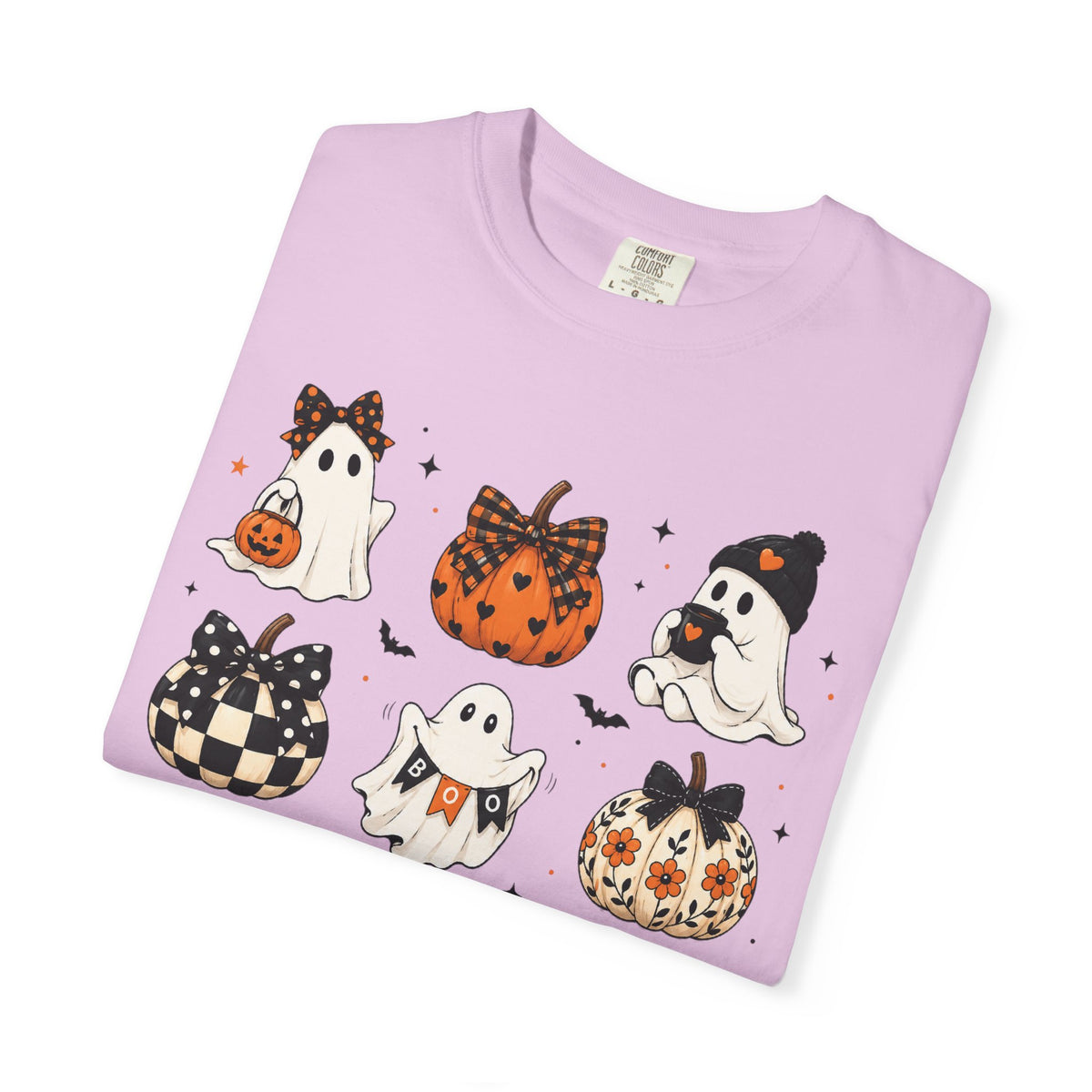 Halloween Ghosts T-Shirt — Cute Ghost Pumpkin Pattern Tee