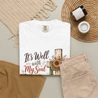 It’s Well With My Soul Pumpkin Cross T-Shirt