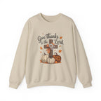 Give Thanks to the Lord Sweatshirt — Faith-Based Thanksgiving Crewneck