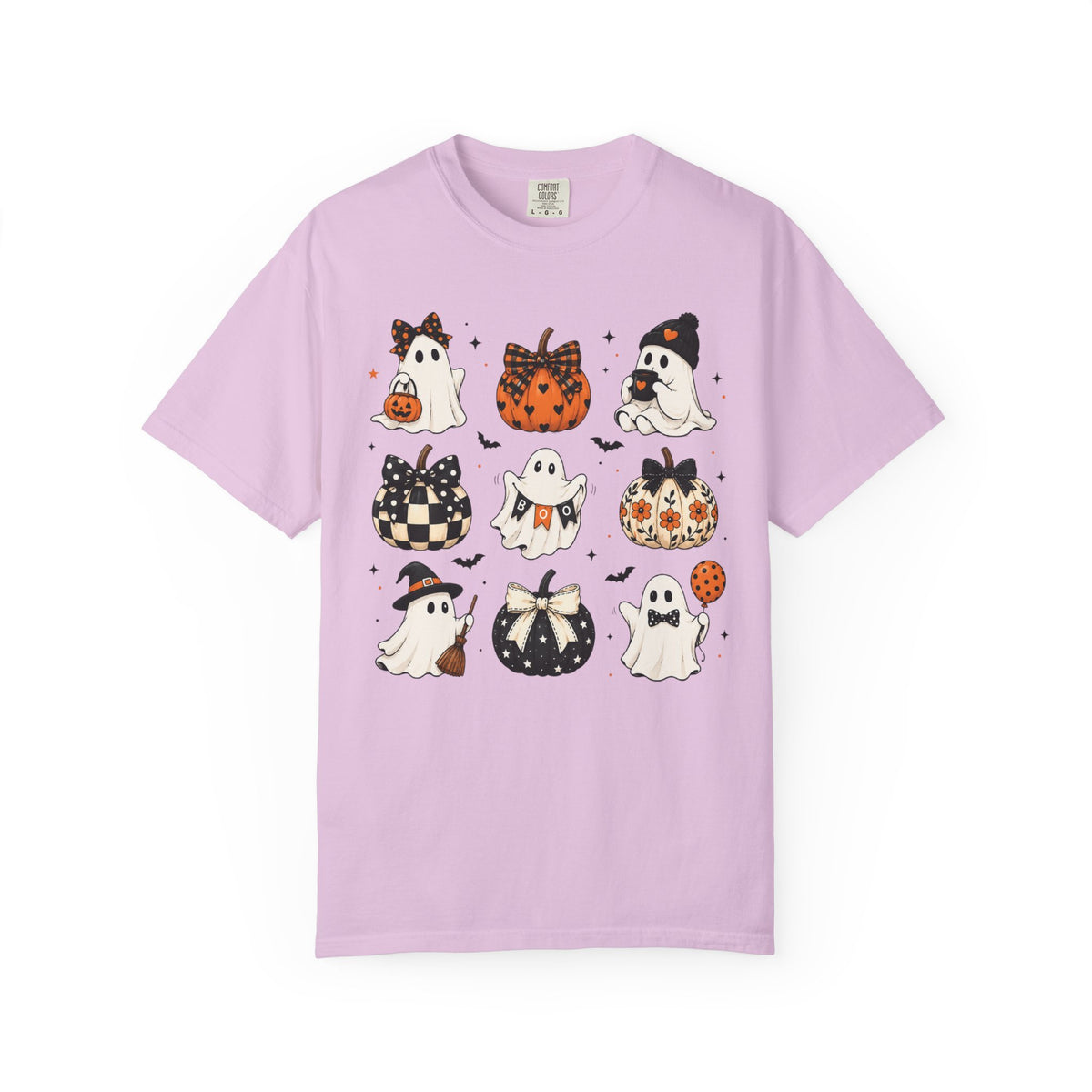 Halloween Ghosts T-Shirt — Cute Ghost Pumpkin Pattern Tee