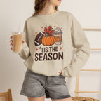 'Tis The Season Sweatshirt — Fall Football Pumpkin Spice Crewneck