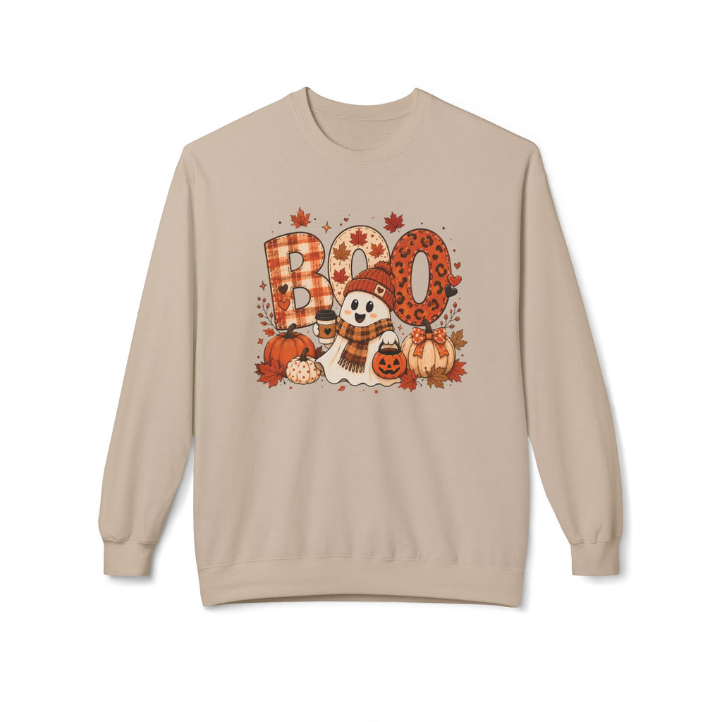 Halloween Ghost 'BOO' Sweatshirt