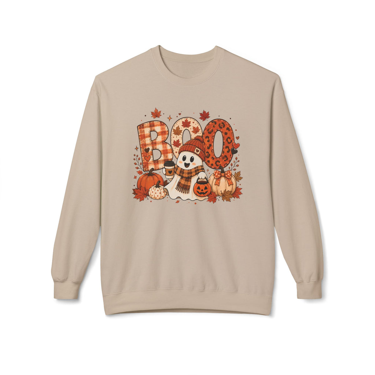 Halloween Ghost 'BOO' Sweatshirt