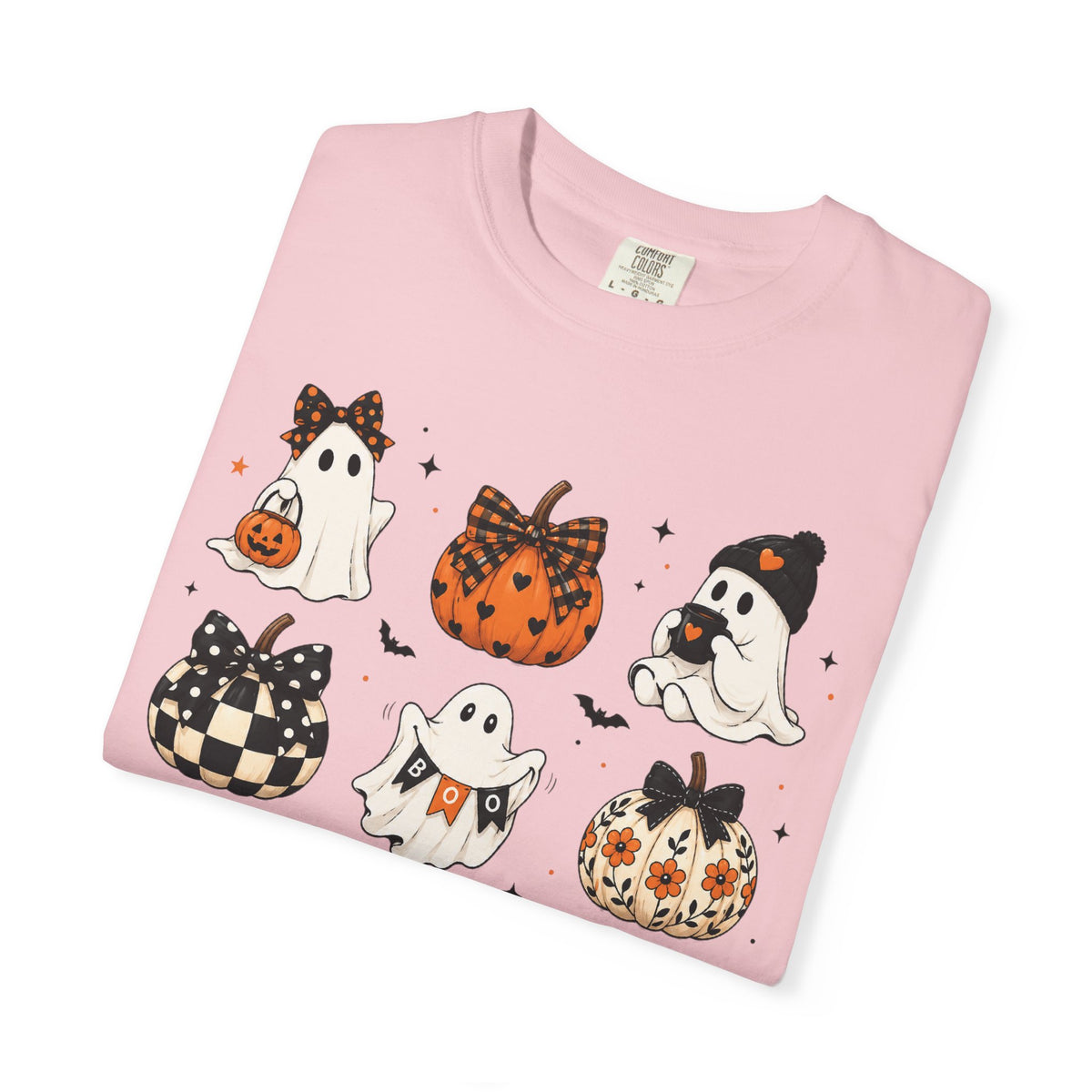 Halloween Ghosts T-Shirt — Cute Ghost Pumpkin Pattern Tee