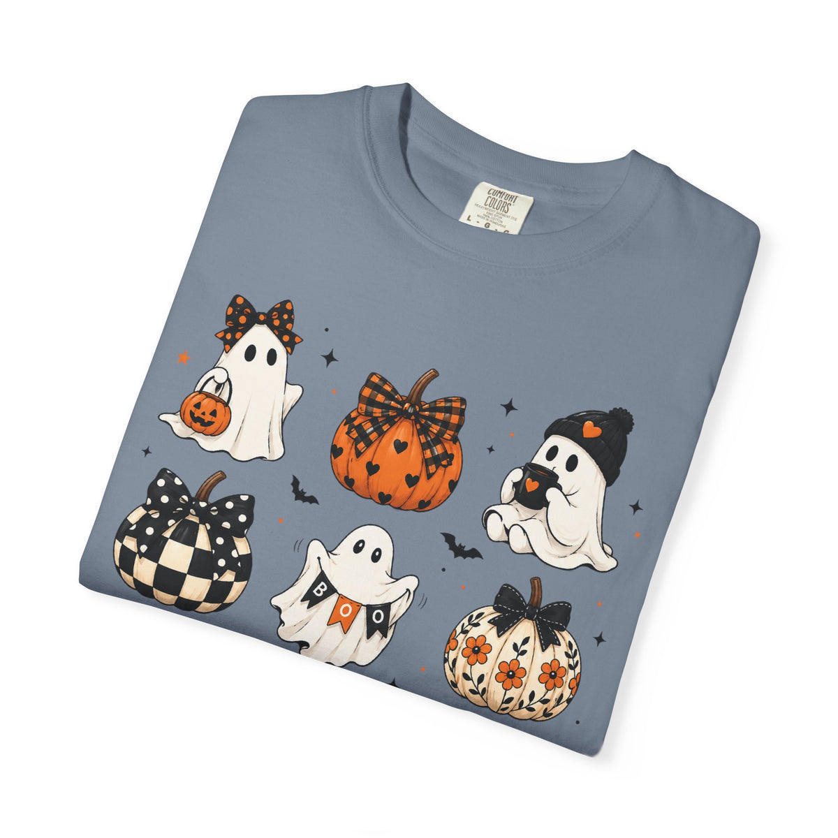 Halloween Ghosts T-Shirt — Cute Ghost Pumpkin Pattern Tee