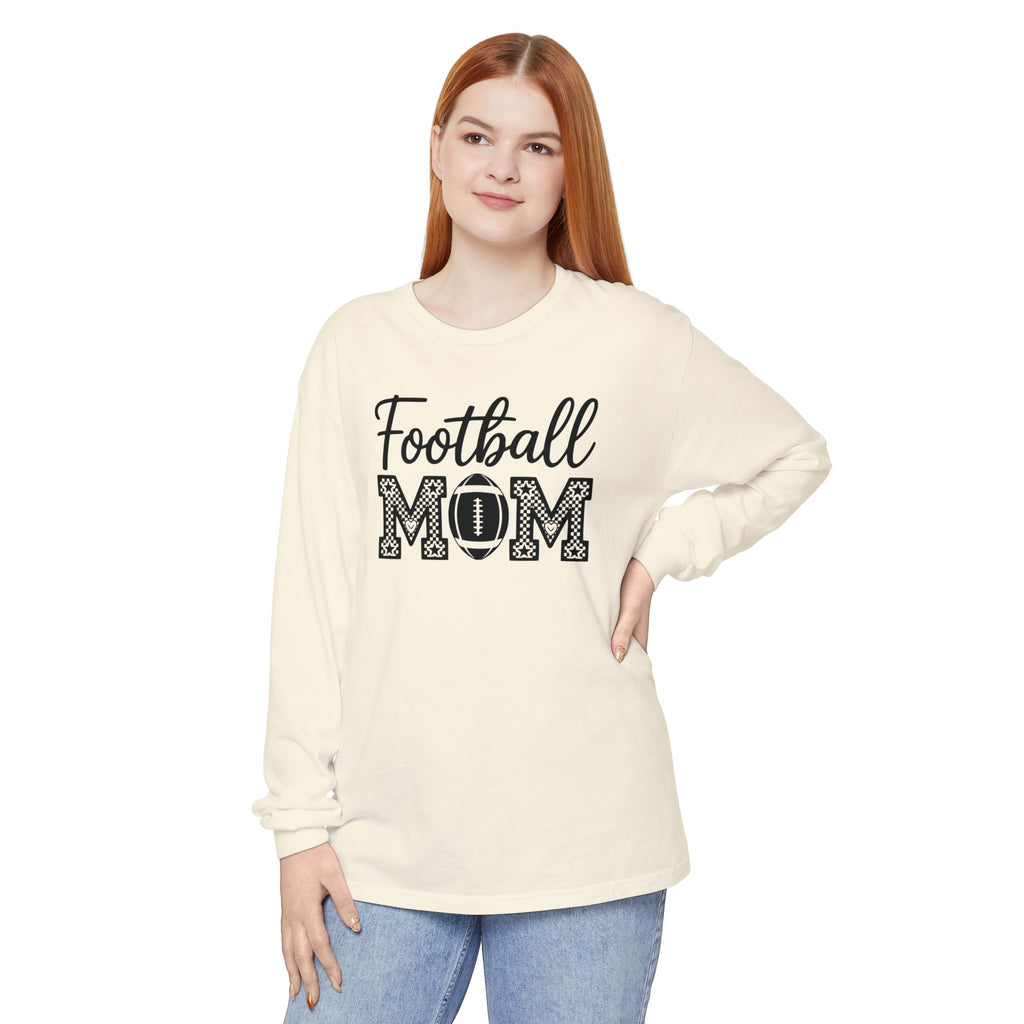 Football MOM Long Sleeve Shirt — Mom Football Fan Tee