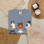 Halloween Ghosts T-Shirt — Cute Ghost Pumpkin Pattern Tee