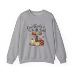 Give Thanks to the Lord Sweatshirt — Faith-Based Thanksgiving Crewneck